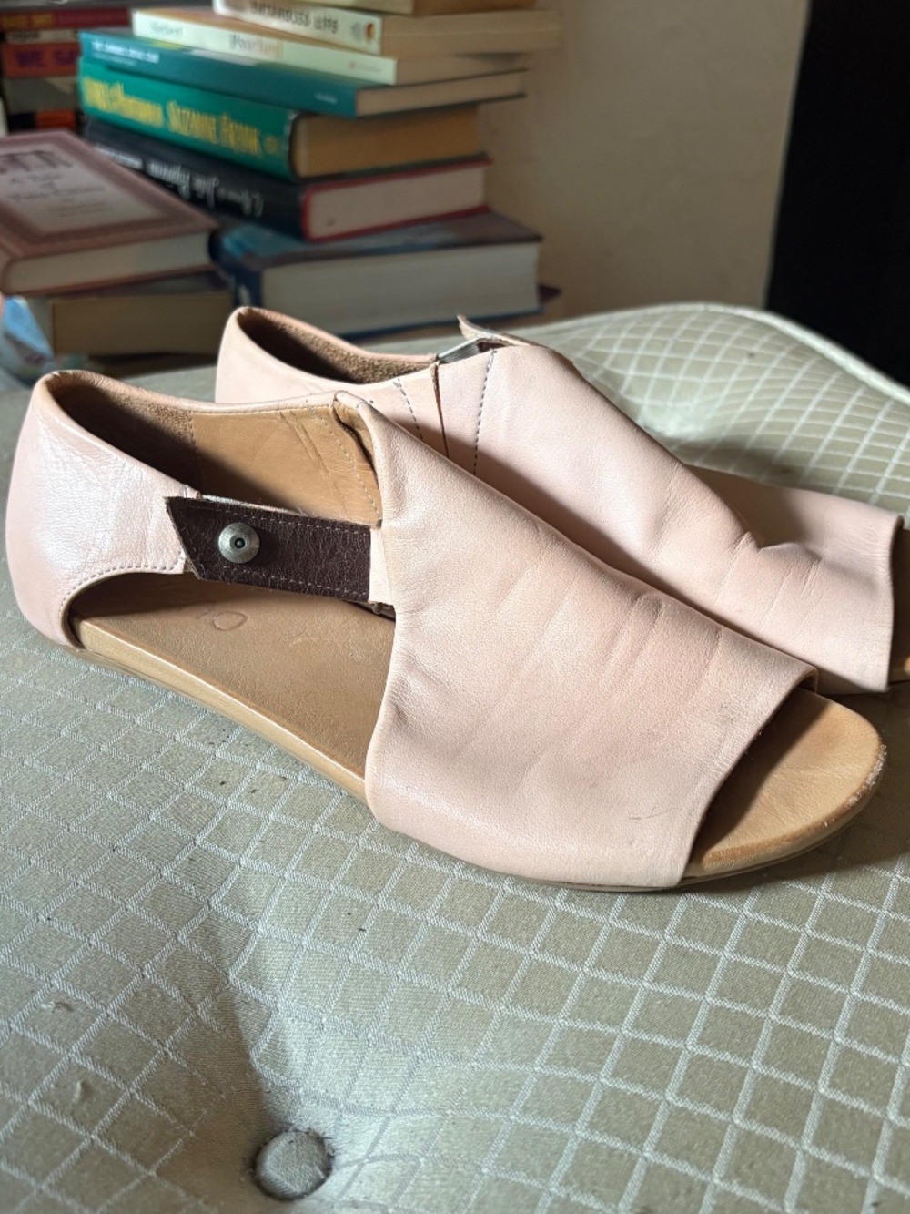neutral pink bueno flats 37